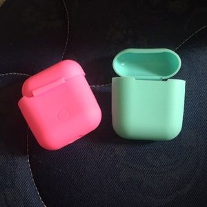 2 AirPod  silicone cases